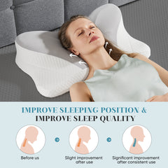 Ergonomic Foam Neck Pillow