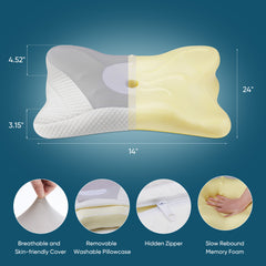 Ergonomic Foam Neck Pillow